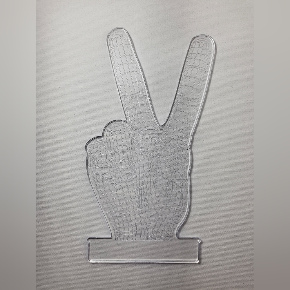 3D Effect Victory LED Light ✌️ - Picture 4 of 16